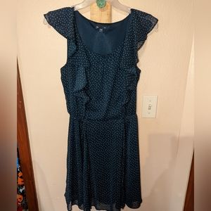 Gap Navy Floral Dress